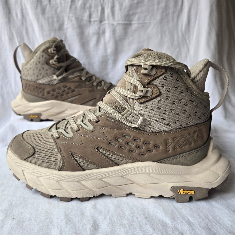 Hoka One One Tan Lace Up Boots